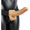 Real Rock Gode ceinture creux Hollow Strap On RealRock 18 x 4.5cm Latino